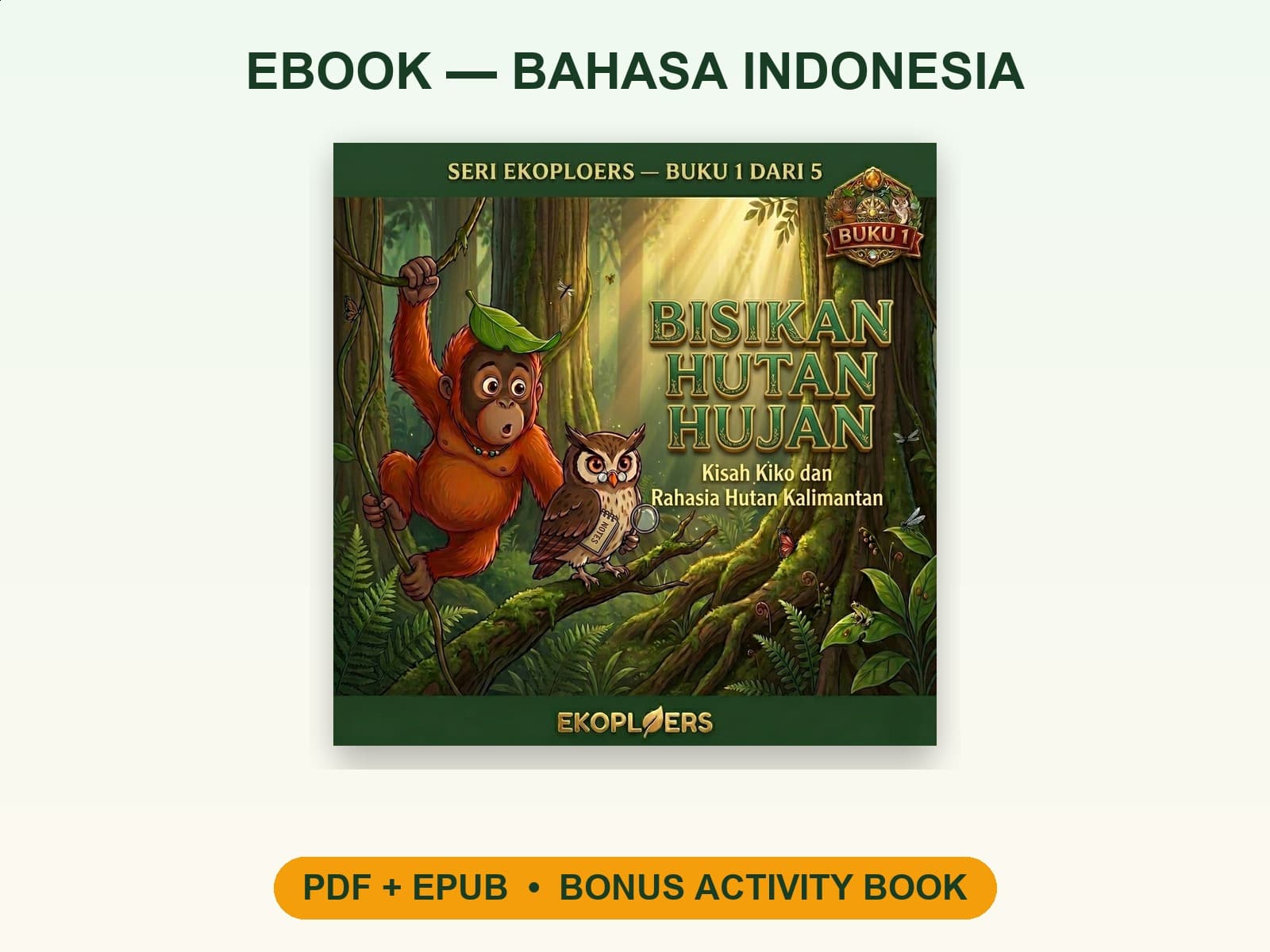 Rainforest Whispers Ebook — Indonesian edition
